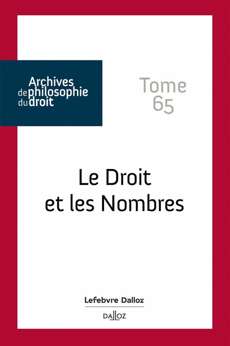 Le Droit et les Nombres