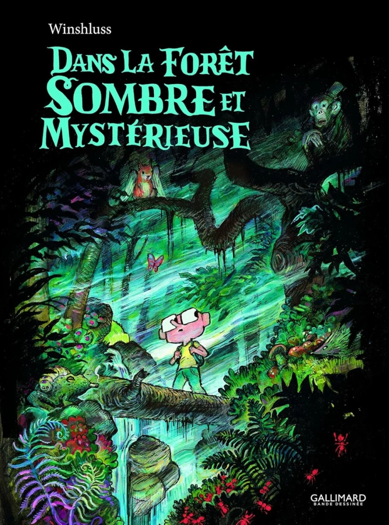 Dans la forêt sombre et mystérieuse